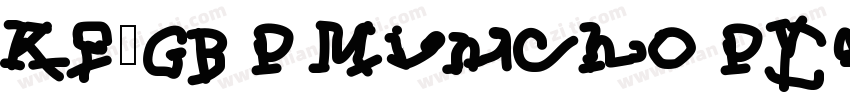 KF-GB P Mincho PY4字体转换